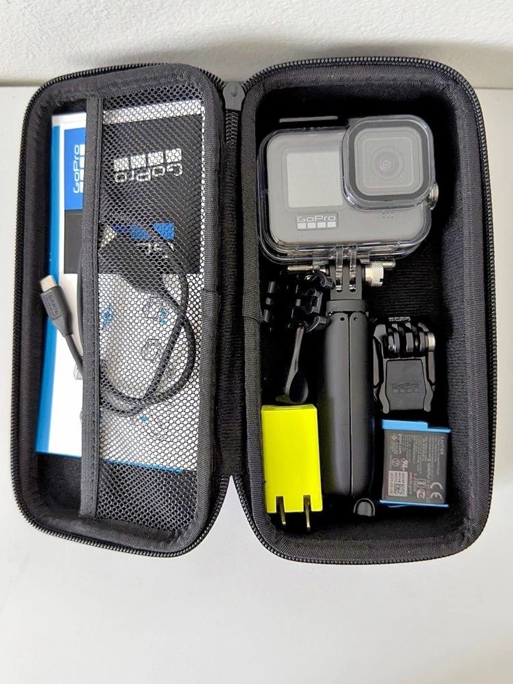 GoPro HERO9 Black Action Camera Set Black & Clear